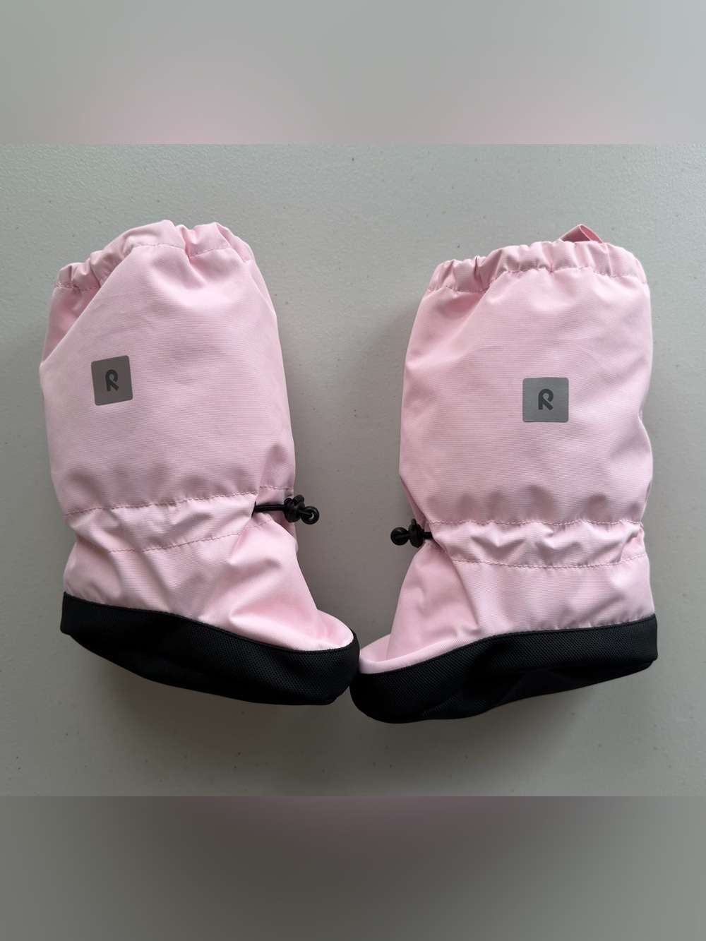 REIMA Antura Baby Winter Booties Pale Pink ReimaTec Fleece Lined (6-18M)